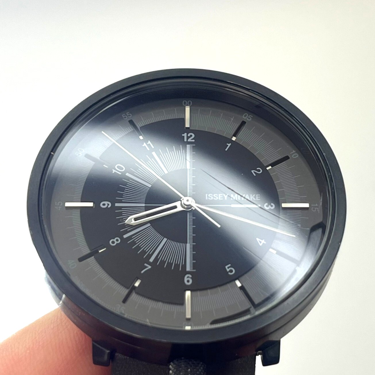 SEIKO ISSEY MIYAKE 1/6 Nao Tamura Watch leather Band Japan AUTOMATIC w/Box #570A