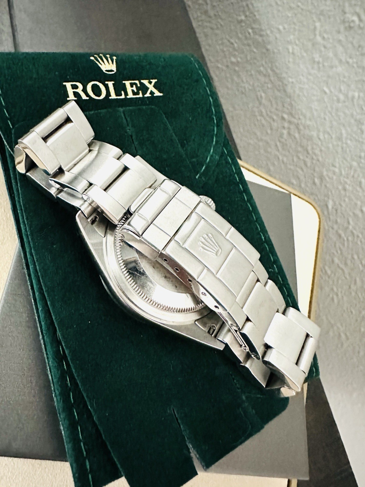 Men’s Stainless Rolex Explorer I Ref 114270 Black Dial Watch~ Z Serial