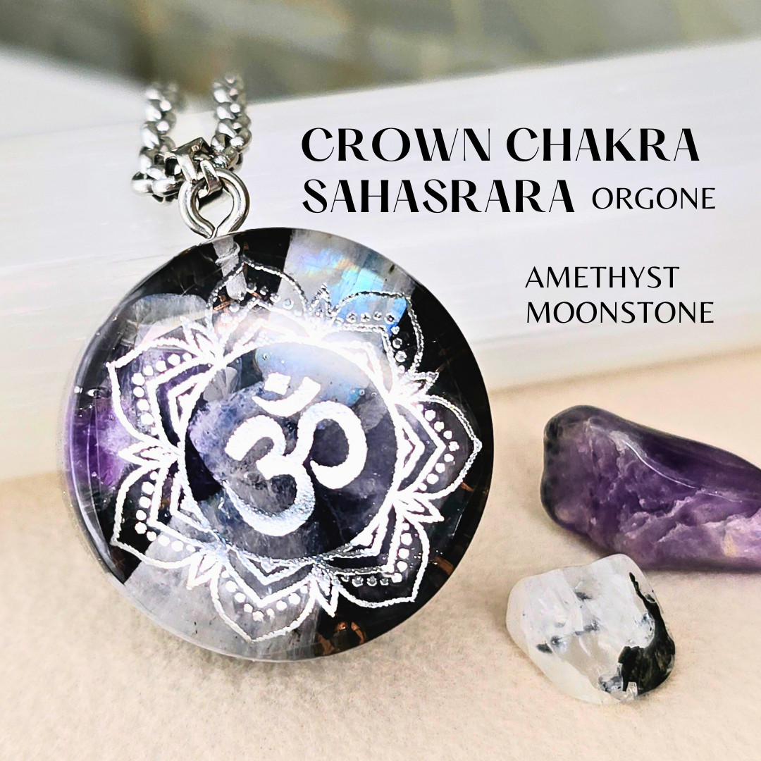 CROWN CHAKRA Sahasrara Orgonite – Highest consciousness and Spiritual awareness