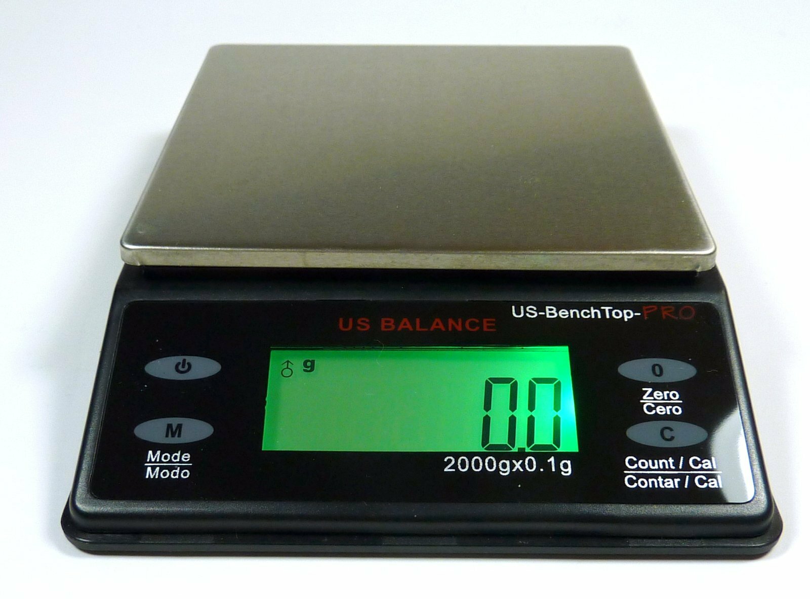 2000g x 0.1g Table Top Digital Scale Gold Herb Gems Gram Oz Calibration Weight
