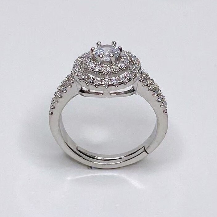  Adjustable Diamond Ring Free UK Delivery New