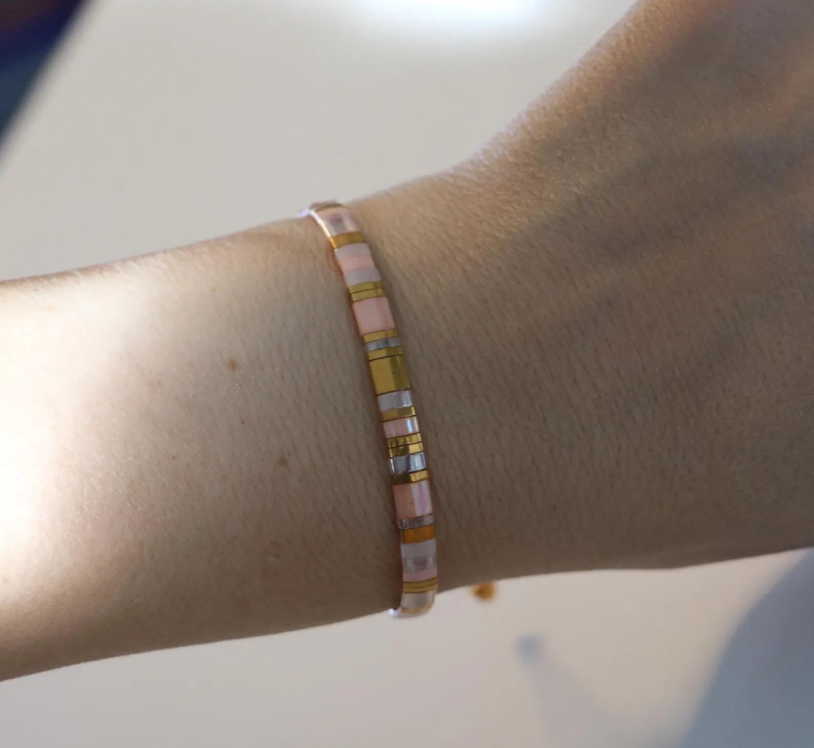 2025HOT Delicate Adjustable Miyuki Tila Vintage Women Bracelet Healing Gift