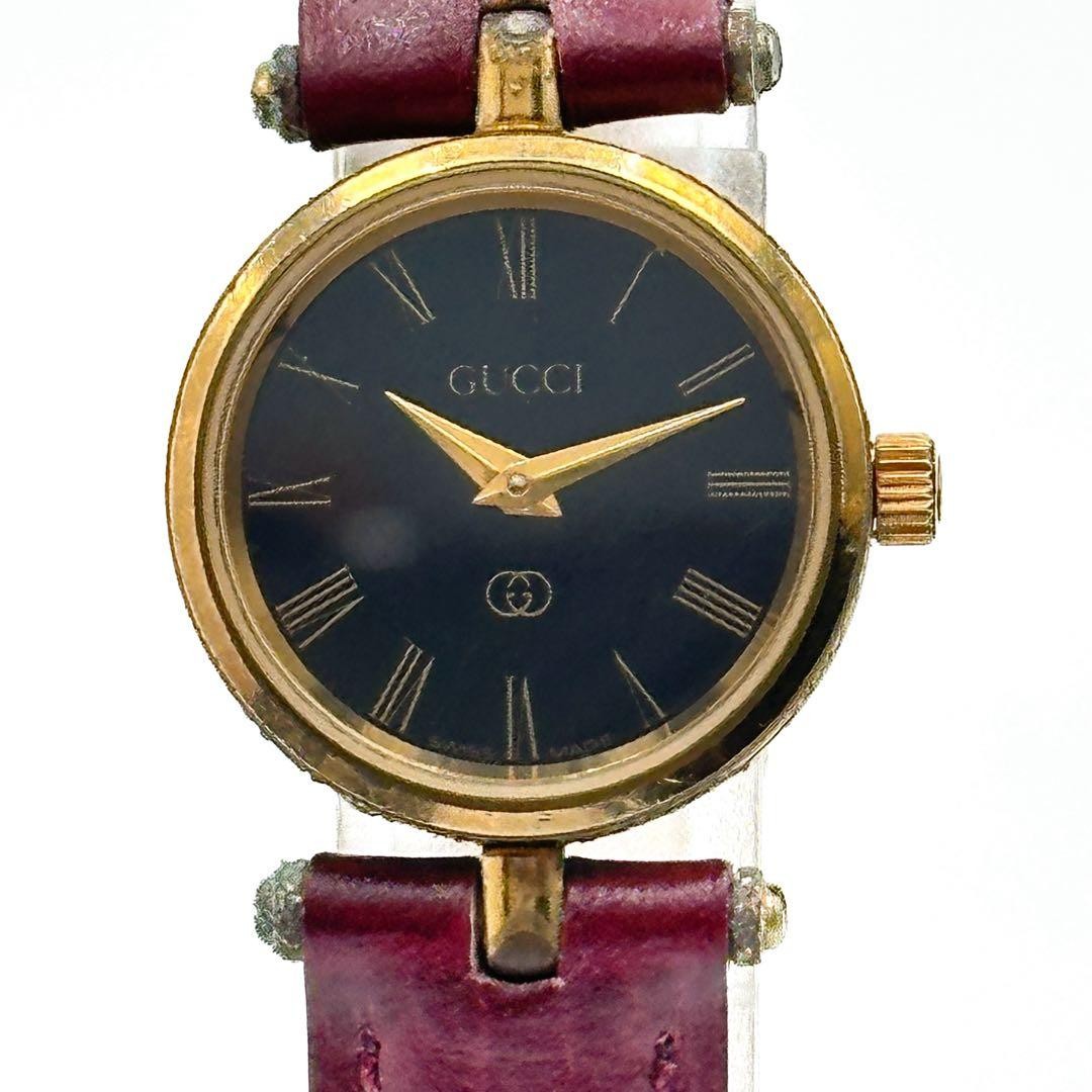 Gucci Sherry Line Quartz Wristwatch Mens Dress Wristwatch Case 21mm wrist 16cm