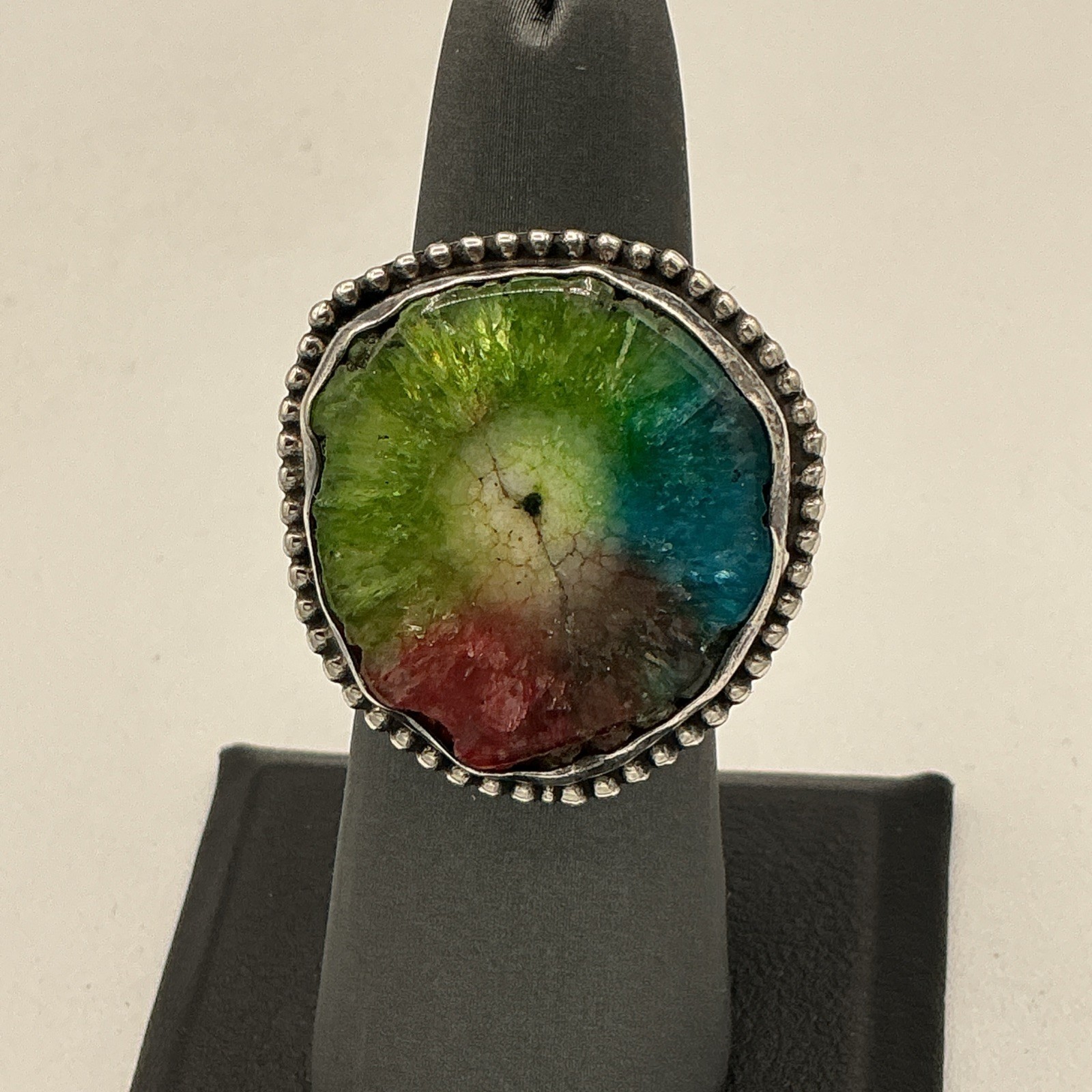 Multicolor Zultanite Gemstone 925 Sterling Silver Size 6.5