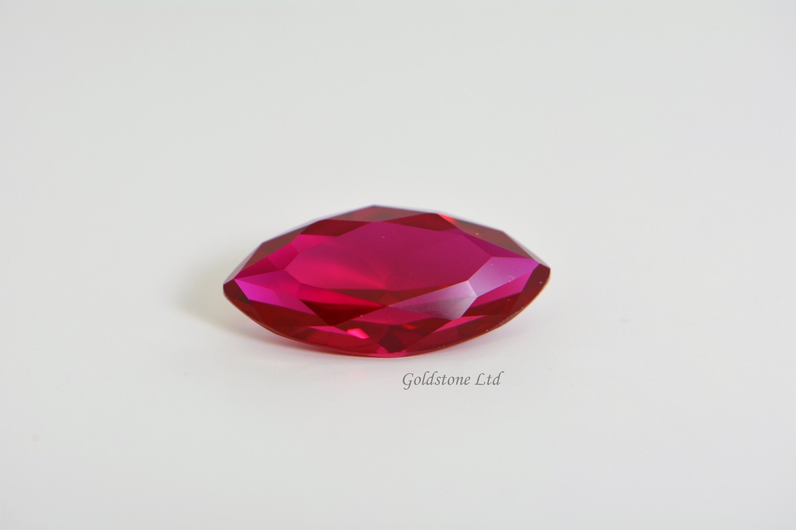 Lab-Created Ruby Marquise Shape Corundum (4×2-24x12mm)