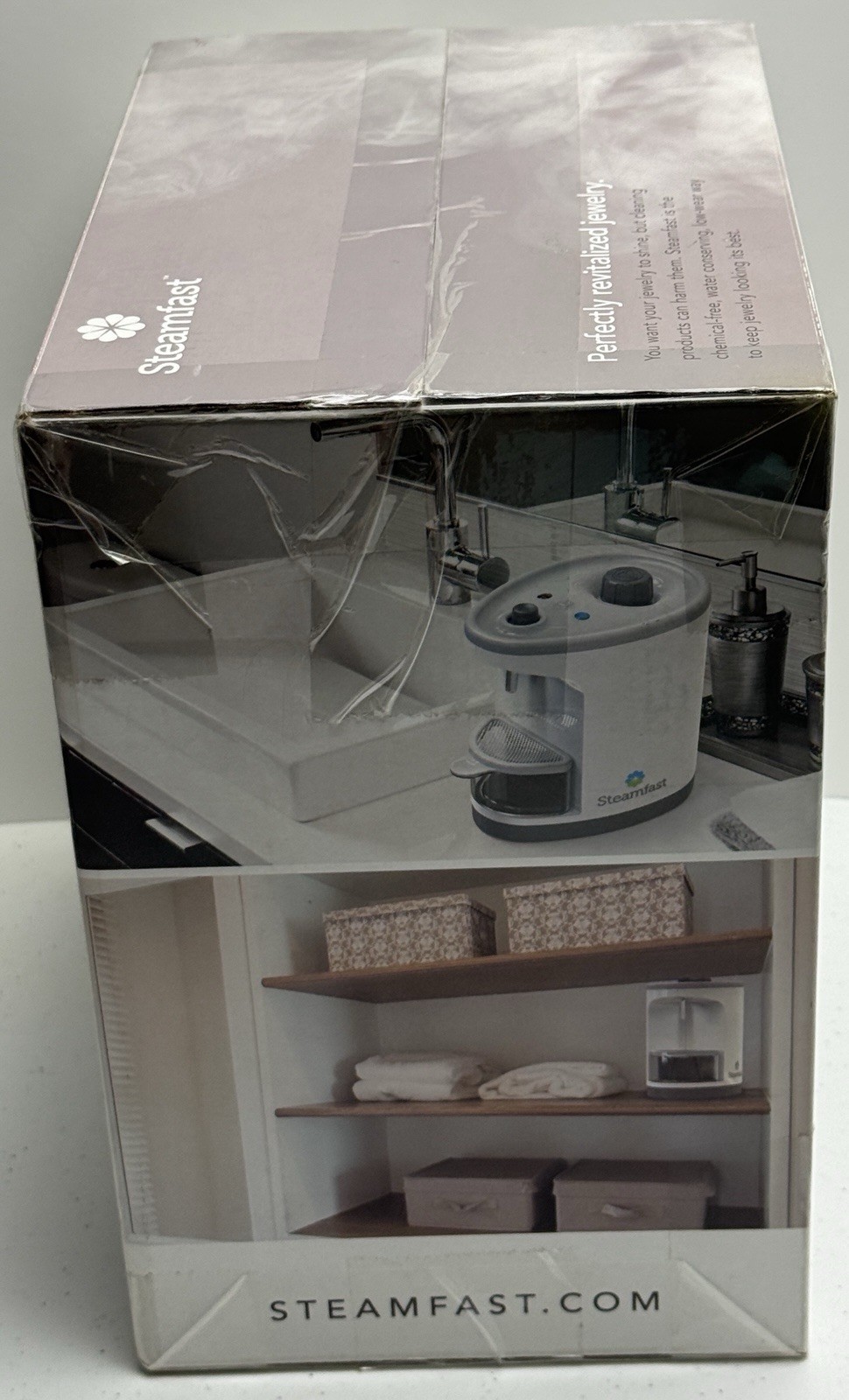 Steamfast SF-1000 JULE Steam Jewelry Cleaner White Chemical Free New Sealed Box