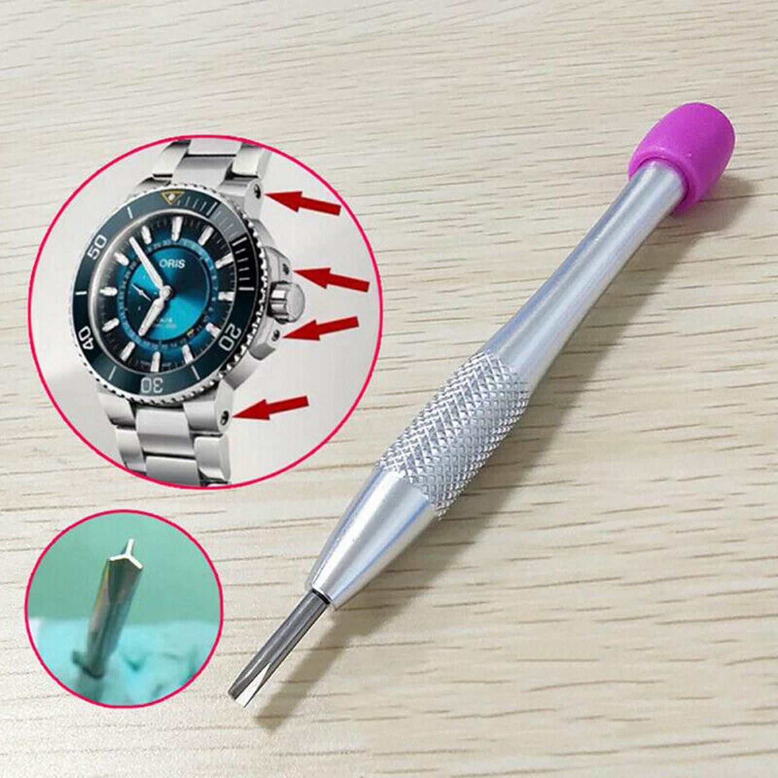 Steel 1.6/2.0mm Y Type Triwing Watch Screwdriver For Oris Divers Watch Repair