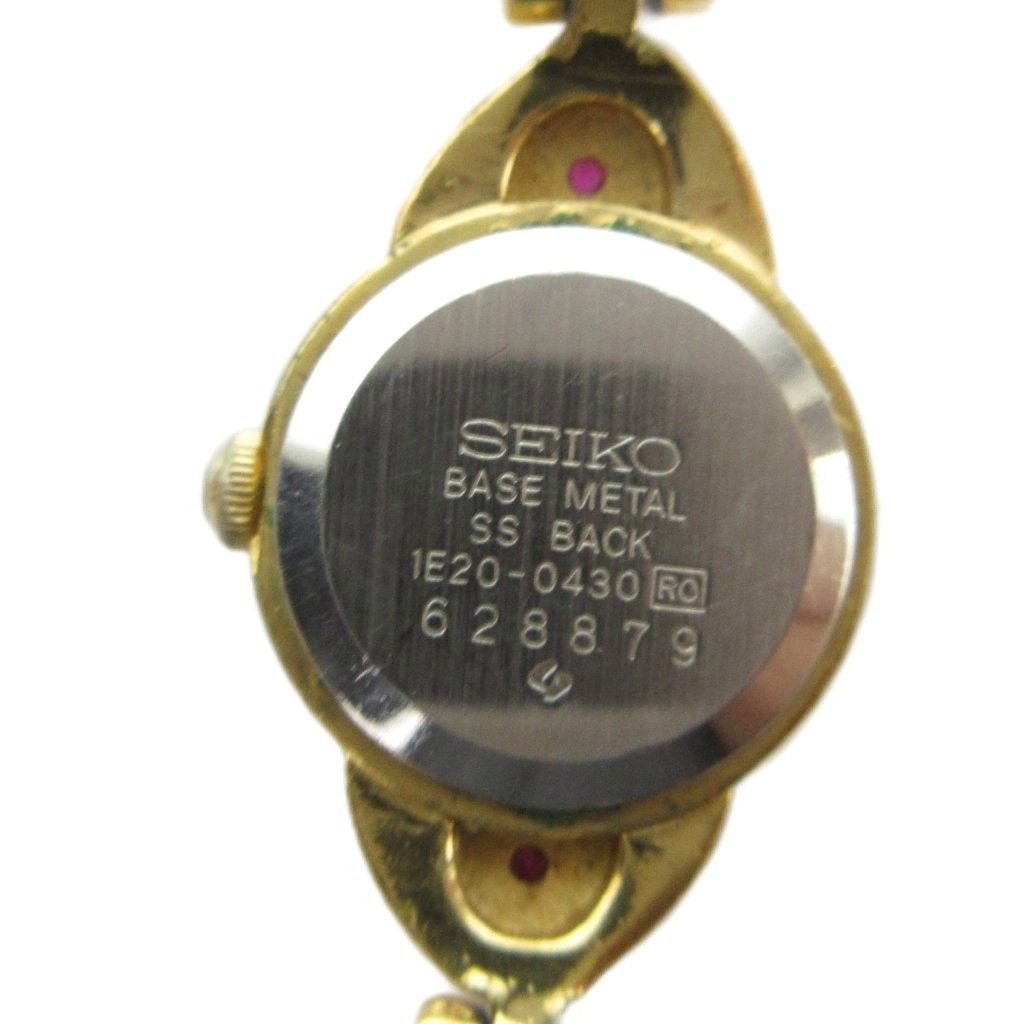 SEIKO TISSE Tisse 1E20 0430 wristwatch quartz gold color GY18 MQ