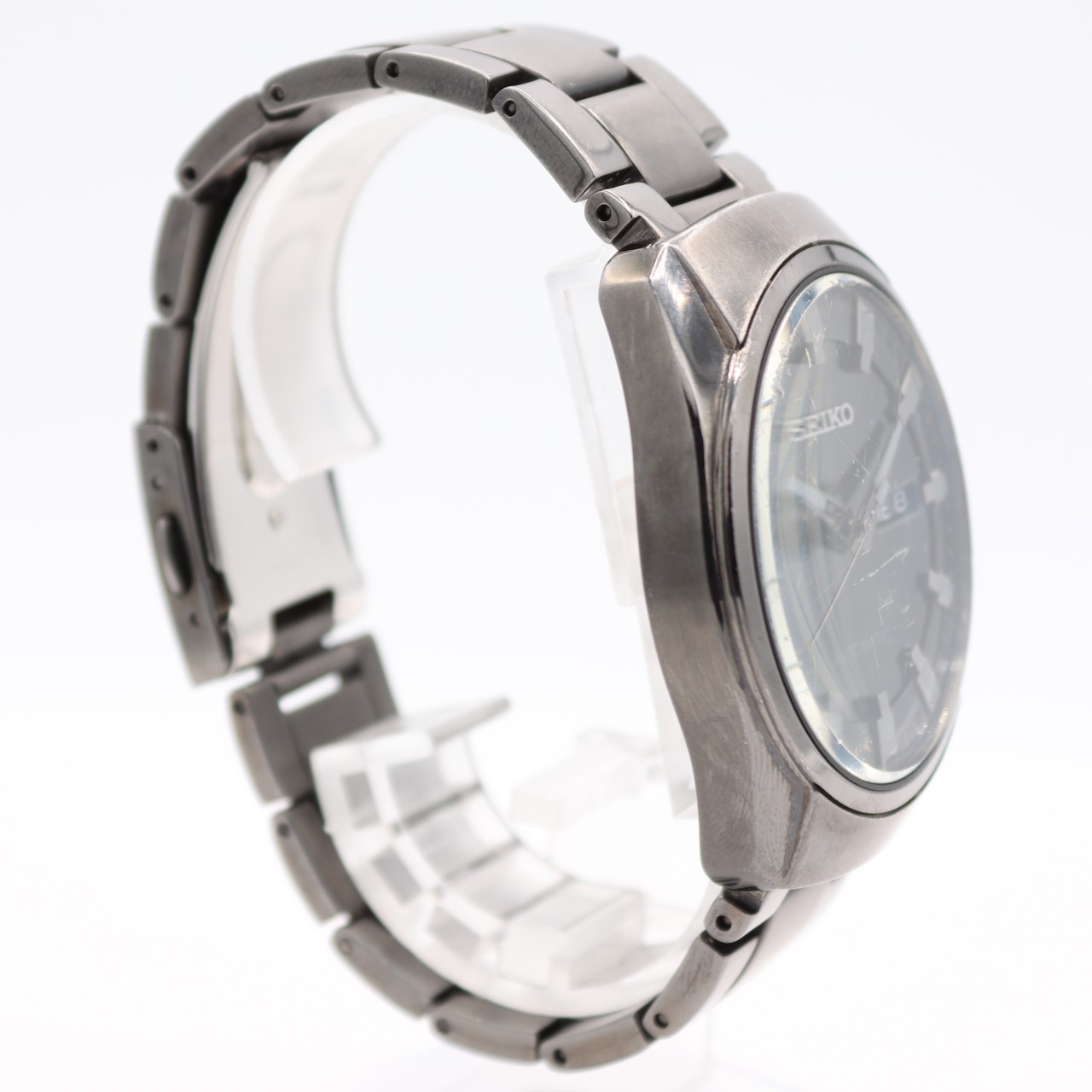 52mm 2005 Seiko 7S26-04G0 Day-Date Men’s Automatic Wristwatch Japan PVD Coated