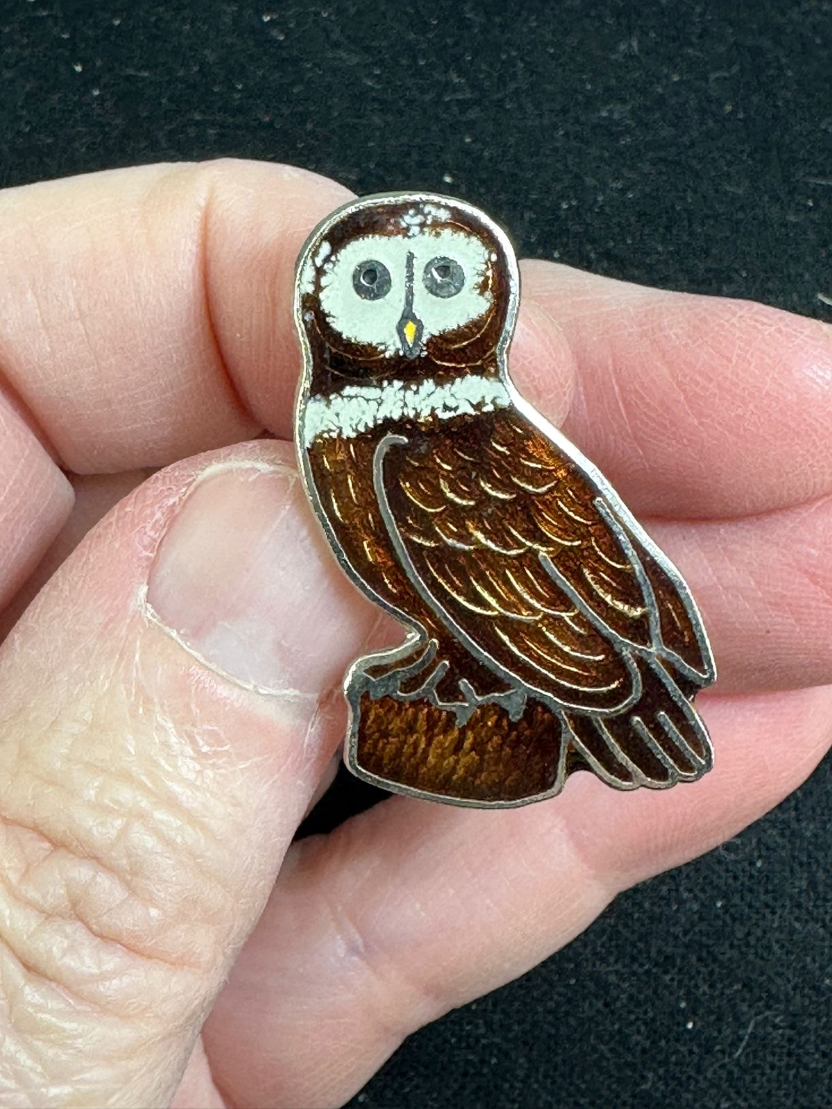 Bird Owl NAFOO Vintage Tack Pin T-6713