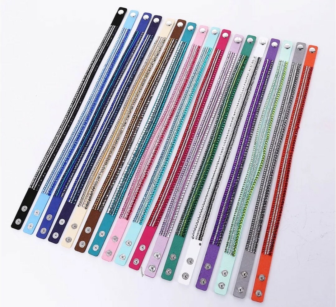 Fashion Jewelry Rhinestone Crystal Wrap Multi Layer Women’s Bracelets 38-2