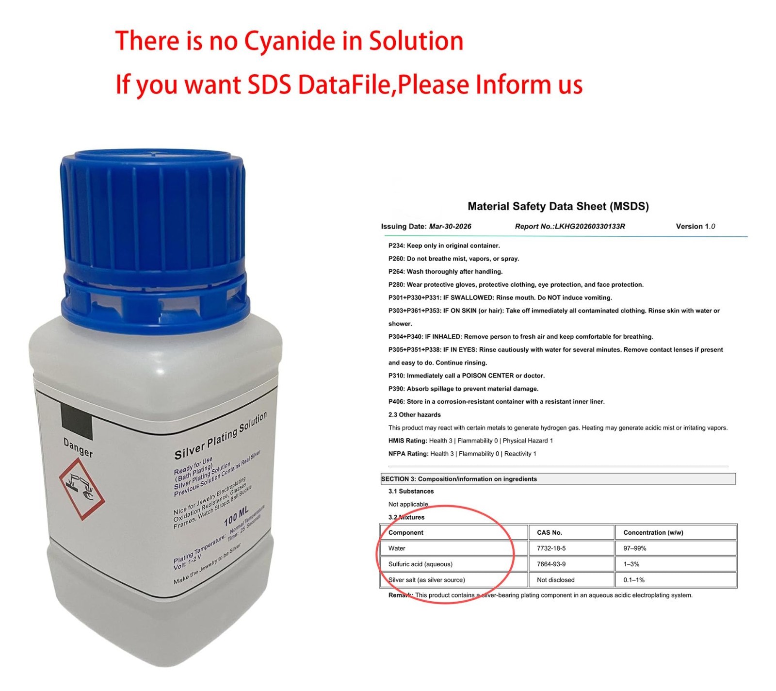 100ml Silver Plating Solution for Brass, Copper, Bronze – Real Silver Coating
