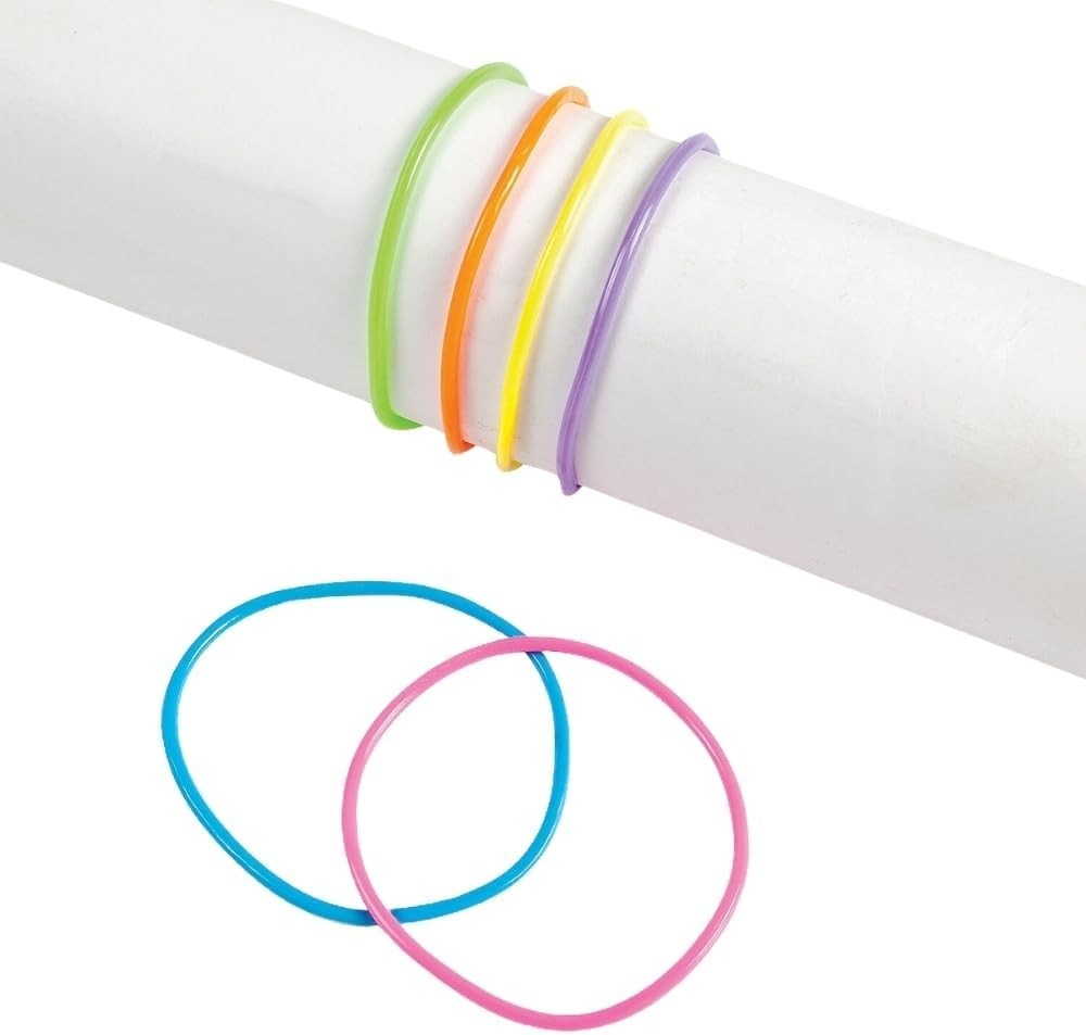 Vibrant Neon Jelly Bracelets – 144 Pack for Parties & DIY Fun