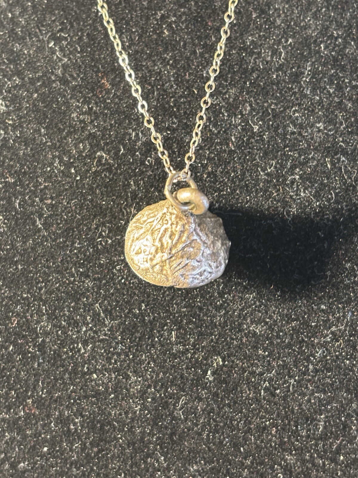 Vintage Sterling Silver ‘Hersheys Kiss’ Chocolate Drop Pendant Necklace