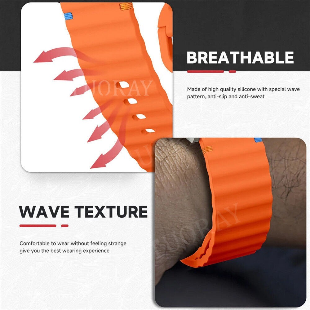 Silicone Sport Watch Band Strap For Google Pixel Watch/Watch 2/Watch 3 41mm 45mm
