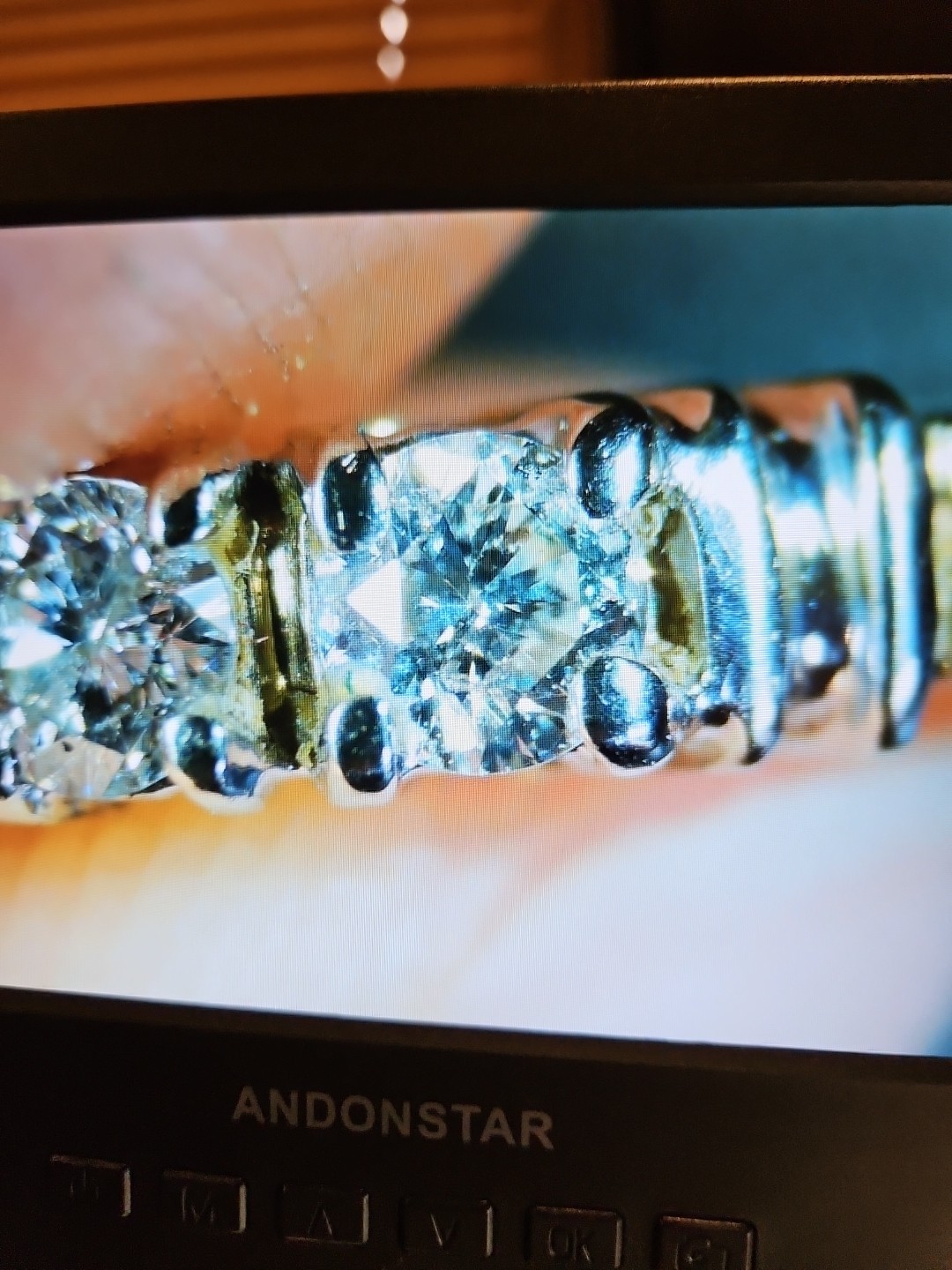 14k Yellow Gold 0.27TCW Diamond 3 Stone Ring Past Present Future Size 5.5 3.08g