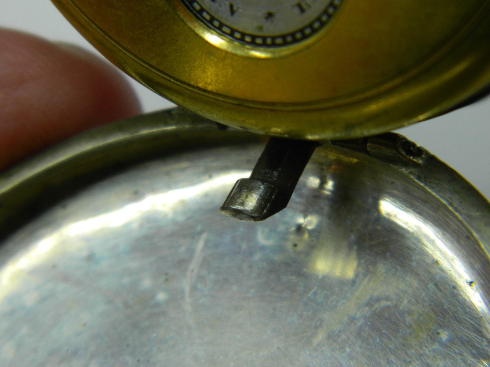 VERY RARE 18th CENTURY THIN FRENCH VERGE FUSEE REPEATER CHIME GONG POCKET WATCH