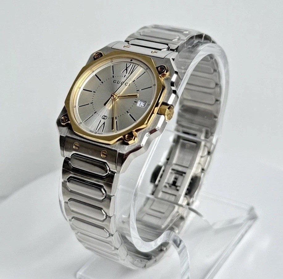 Gucci G-FLAT YA166506 Quartz Gucci Watch Square Watch Gold Watch Unisex