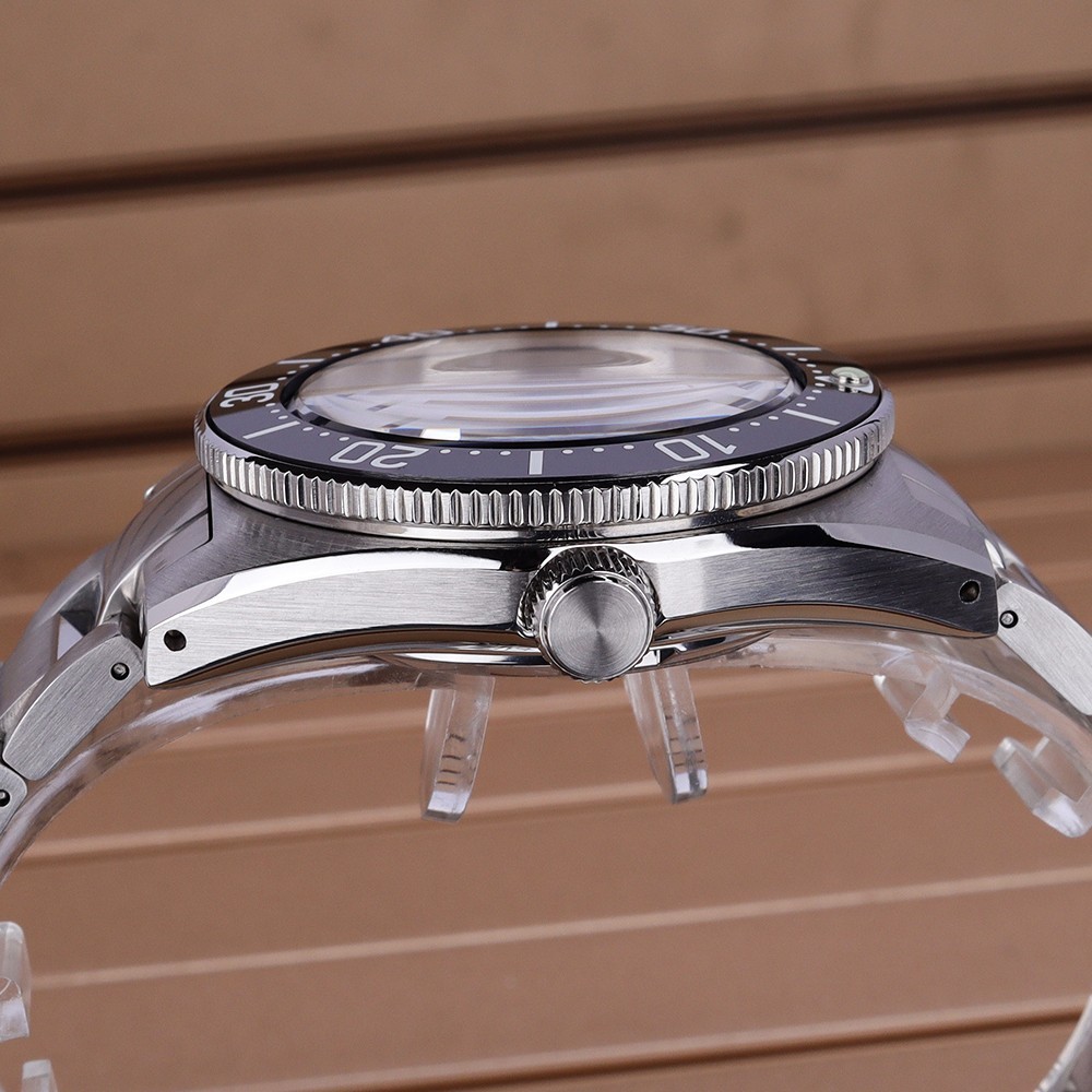 40.5mm NH35 Watch Case Wristband Modify 62MAS Mod Sapphire For Seiko NH35 36 38