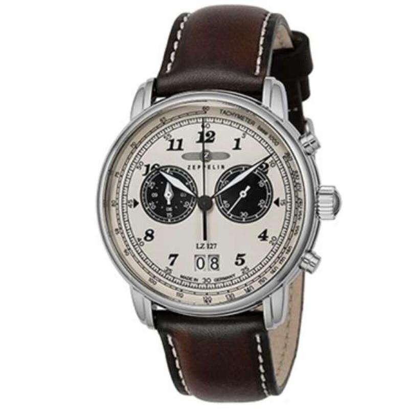 Zeppelin 8684-5 LZ 127 Graf Chronograph Men’s Watch New + Box & Paper’s