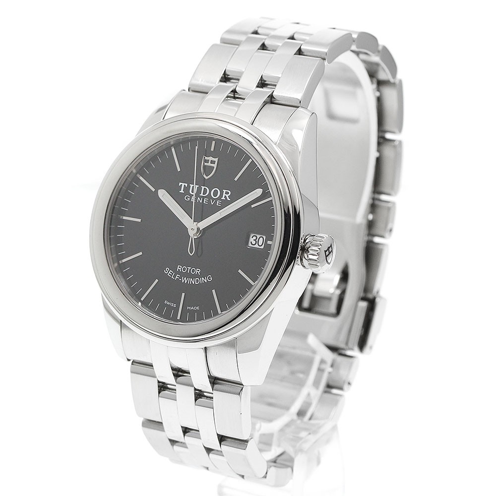 TUDOR Glamour 55000 Date Black Dial Automatic Men’s Watch_957094