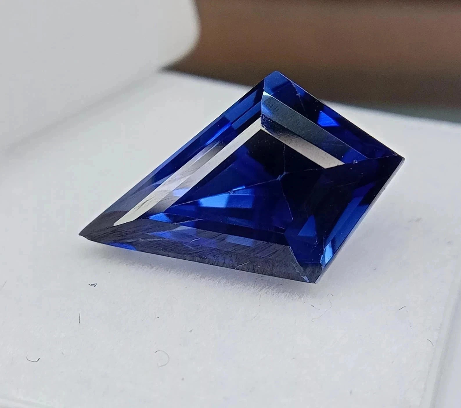 Natural Flawless Kite Cut Blue Sapphire AA+ Certified 10 Ct+ Loose Gemstones