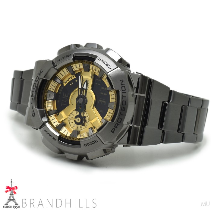 CASIO G-SHOCK 110 Series Analog Digital Watch GM-110BD-1A9JF Stainless Steel