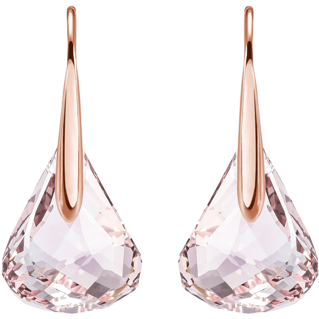 Swarovski Lunar earrings pink gold plated 5528509 (A5)