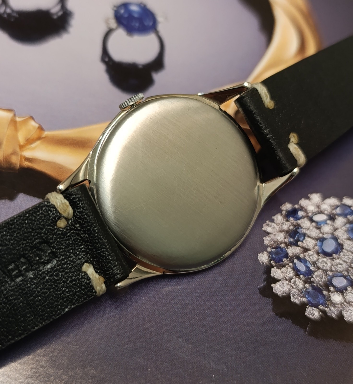 GENT´S GIRARD PERREGAUX ORANGE DIAL GP. 03 MOVEMENT JUMBO SIZE