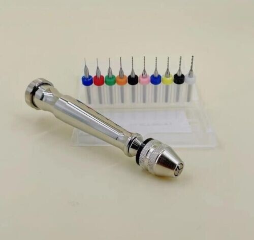Jeweler’s Pin Drill Bits Alloy Reliable Watch Repair Tool 0.3-1.2mm 2026