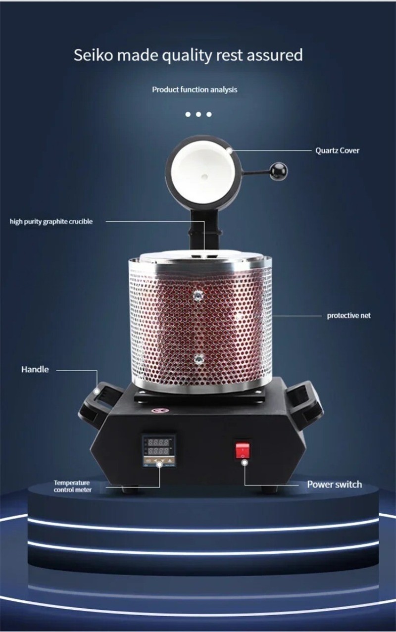 Mesh-type Melting Furnace Gold Melting Furnace Metal Melting Furnace Small-scale