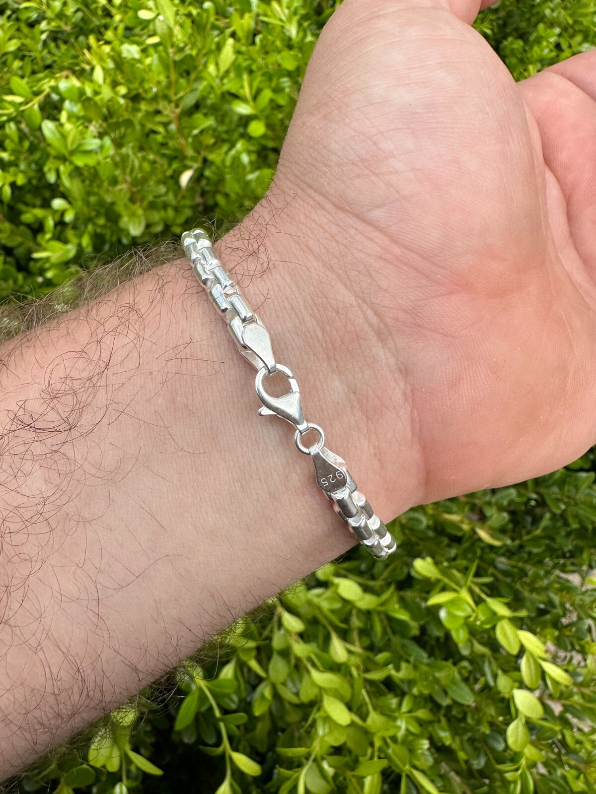 925 Sterling Silver 6mm Men’s Rounded Rolo Hermes Link Chain Necklace Bracelet