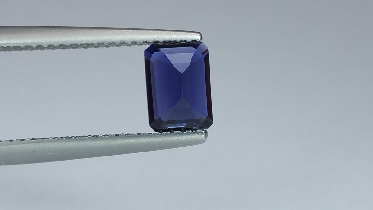 🟣 Purple Iolite Natural Emerald Cut 7x5mm 🟣