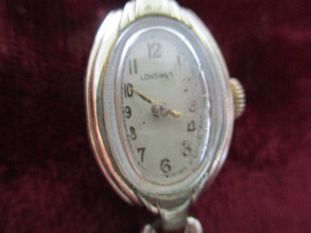 Vintage Longines Wittnauer 17 Jewel Ladies Watch 10K Gold Filled Swiss Runs