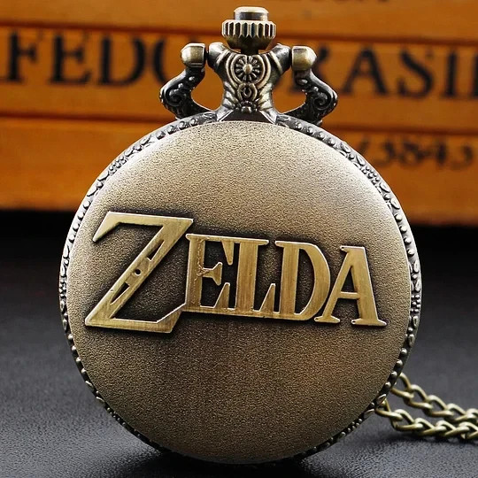 legend of Zelda Quartz Pocket Watch comes with gift box