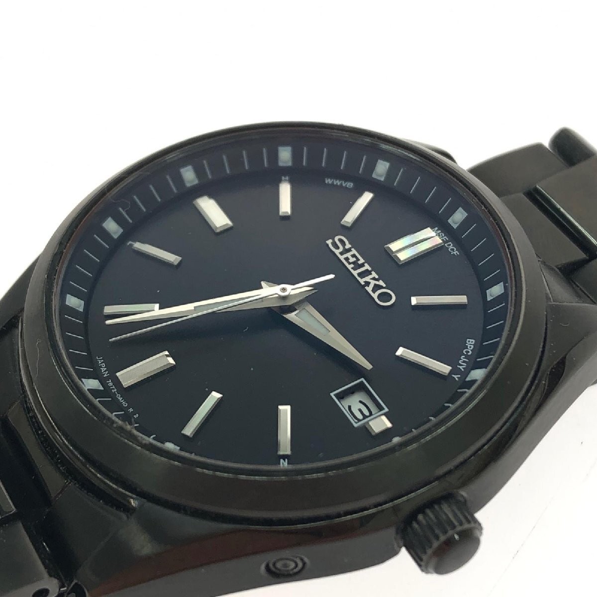 SEIKO Men’s Watch Radio Solar Seiko Collection 7B72 0AC0 Black
