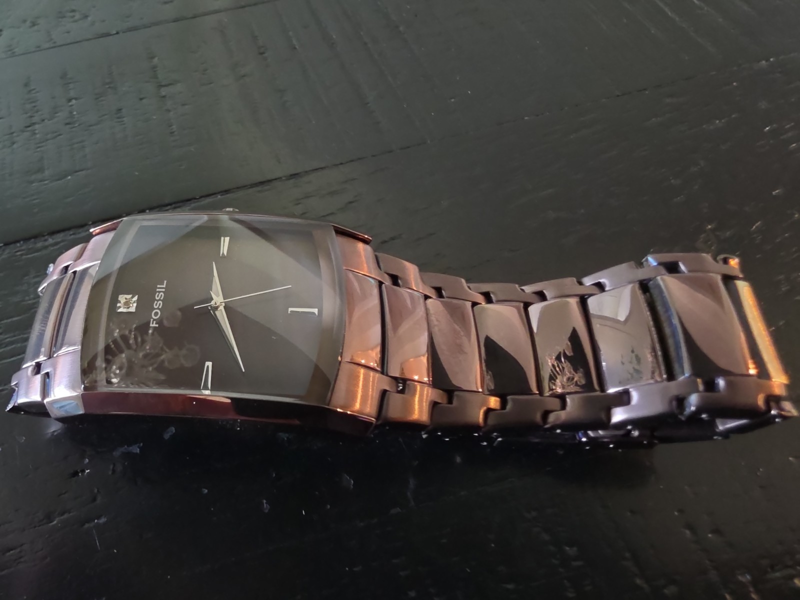 New* Never Worn. Fossil Arkitek Men’s Brown Dial Watch 50m. Watch Only.