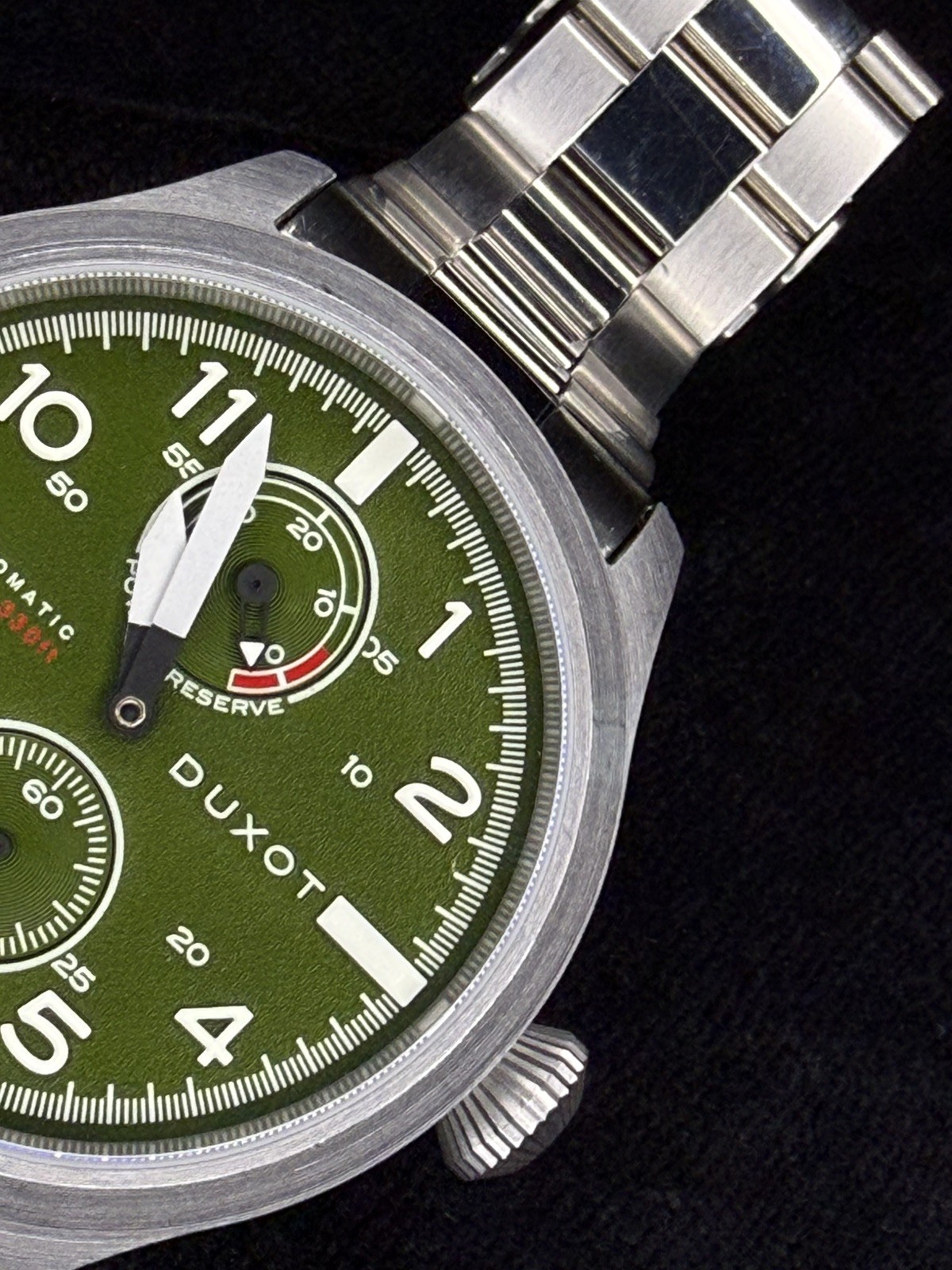 Duxot Men’s DX-2020-44 Altius 46mm Green Dial Leather Automatic Watch