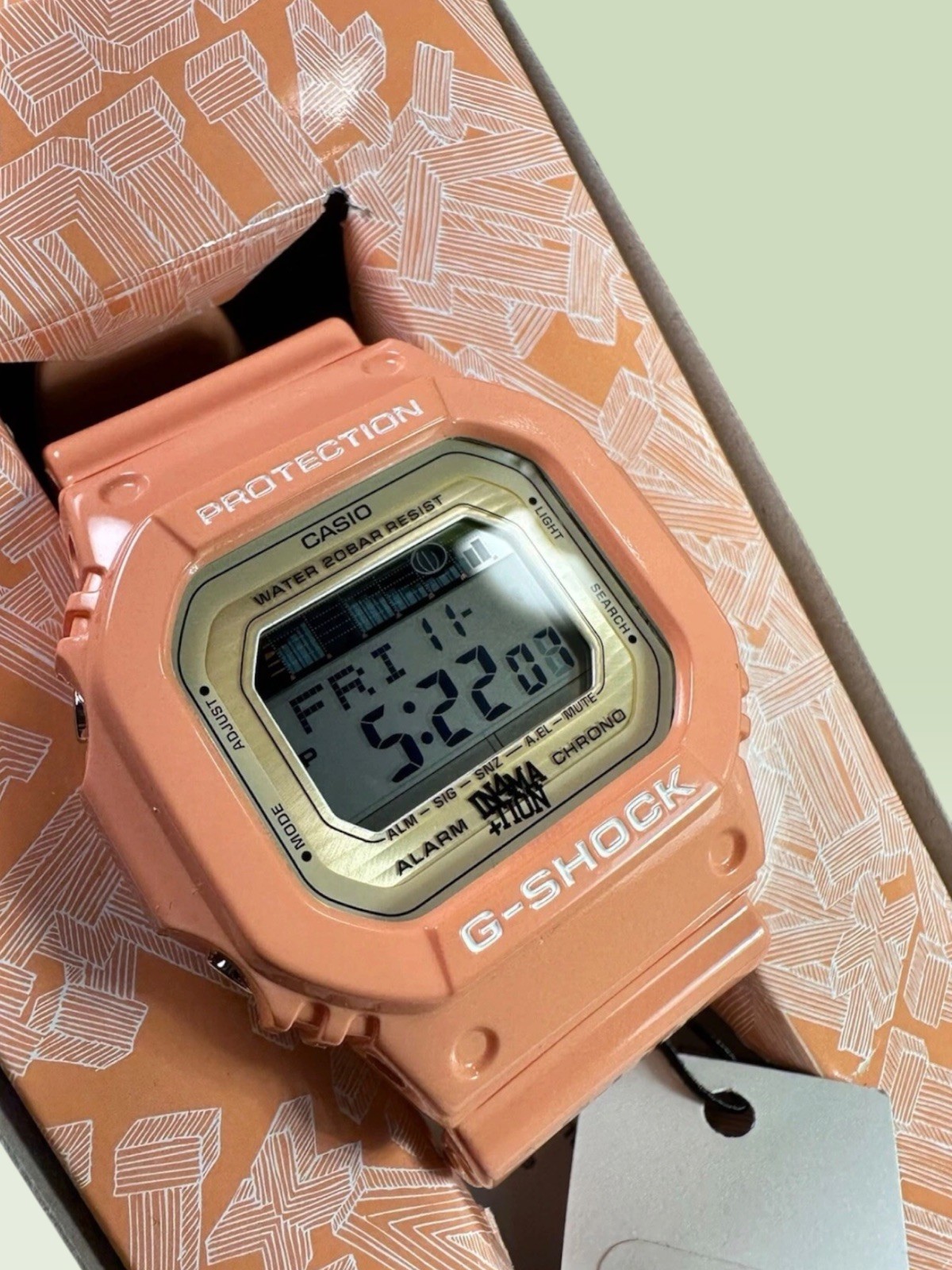 Casio GLX5600XA-4 G-Shock Limited Ed Hawaiian Salmon Men’s Watch NEW!!