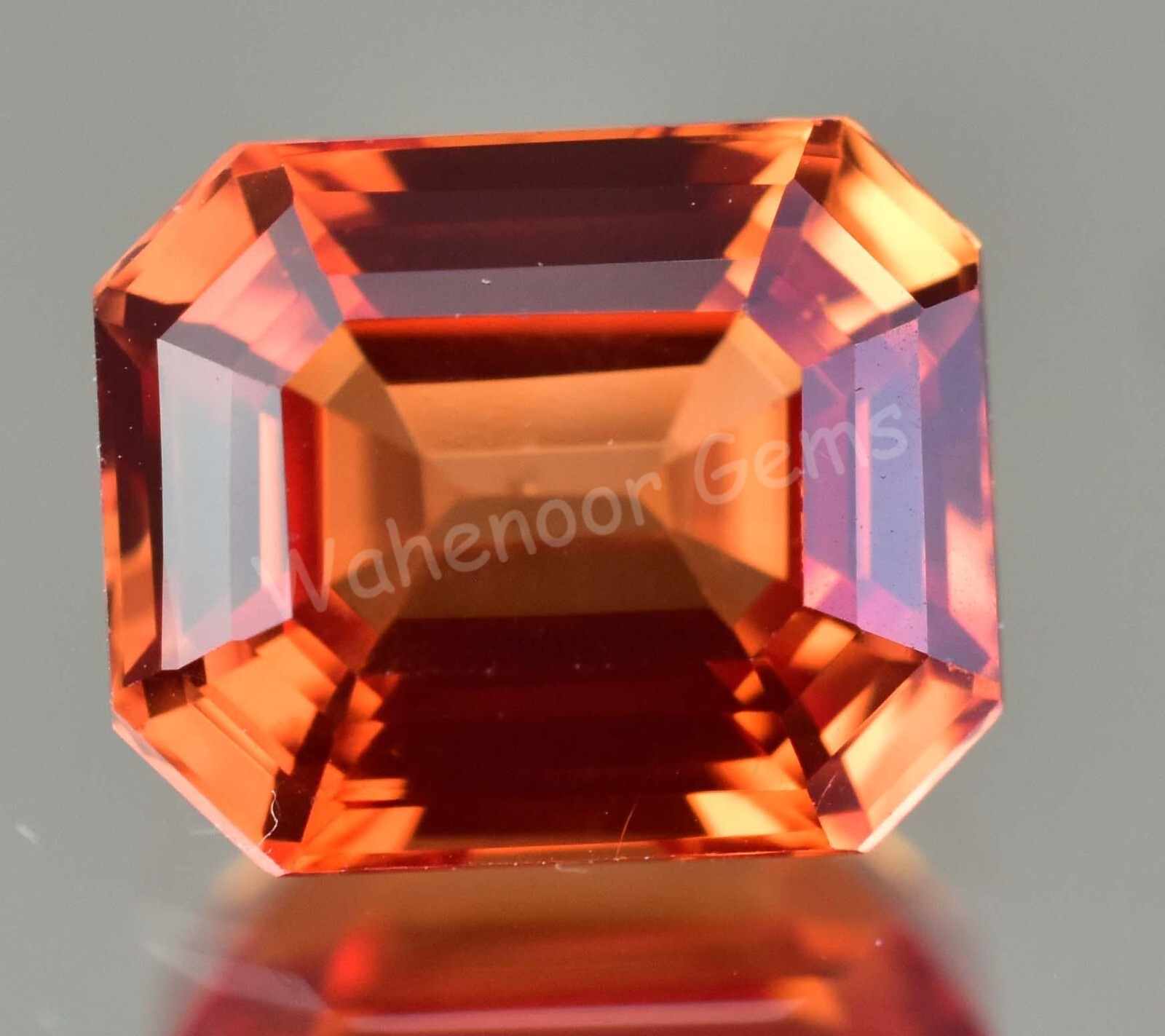 6.50 Ct Natural Mandarin Orange Spessartite Garnet Namibia Gemstone Certified