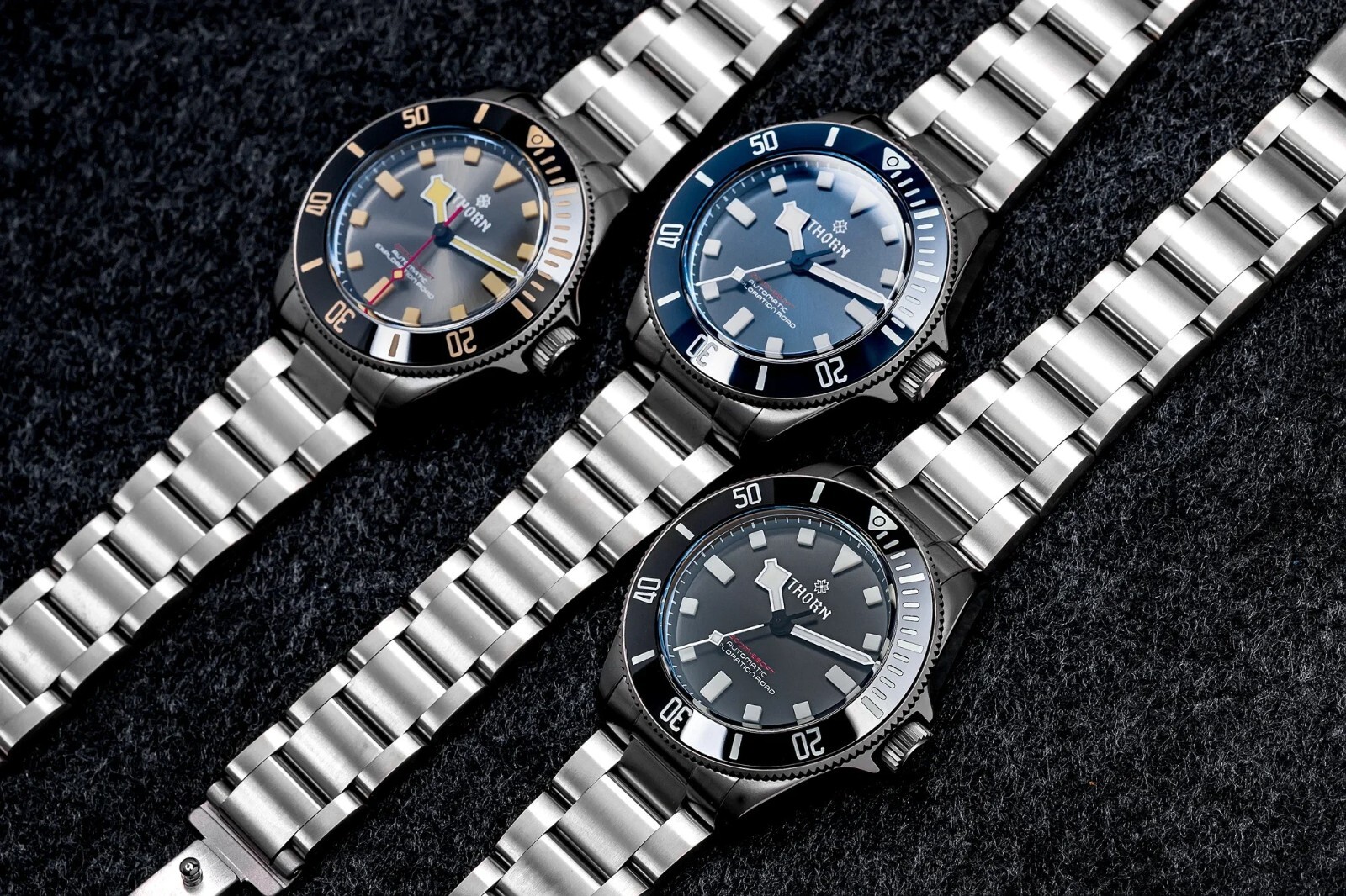 THORN Titanium PT5000 SW200 Diver 200M Automatic Watch 39mm C3 BGW9 Ti3 Pelago