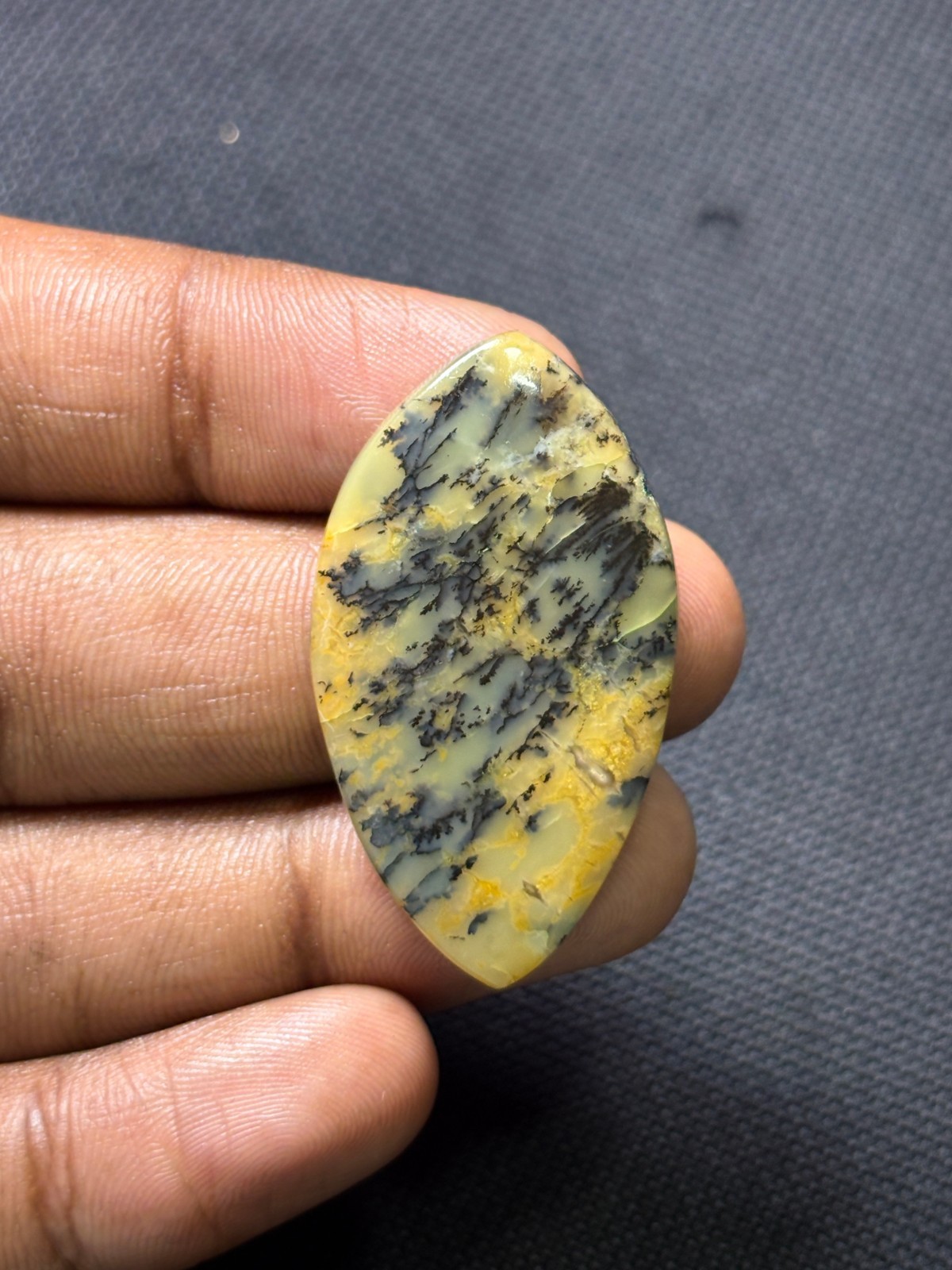 Tiger Dendrite Cabochon Natural Dendrite Loose Gemstone Jewelry 27 Cts. ME-15219
