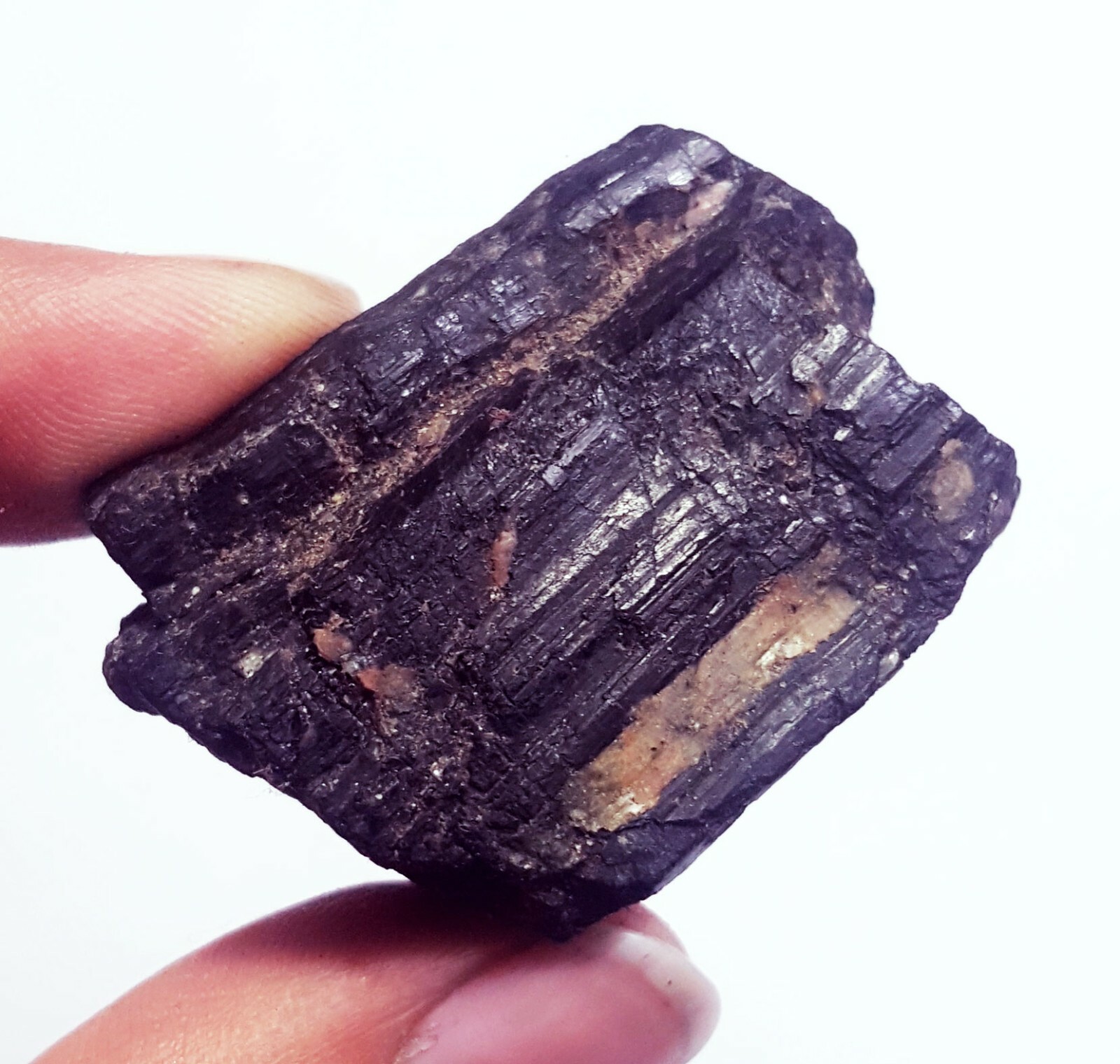 Loose Gemstone 100% Natural Black Tourmaline Rough 147.65 Ct Certified