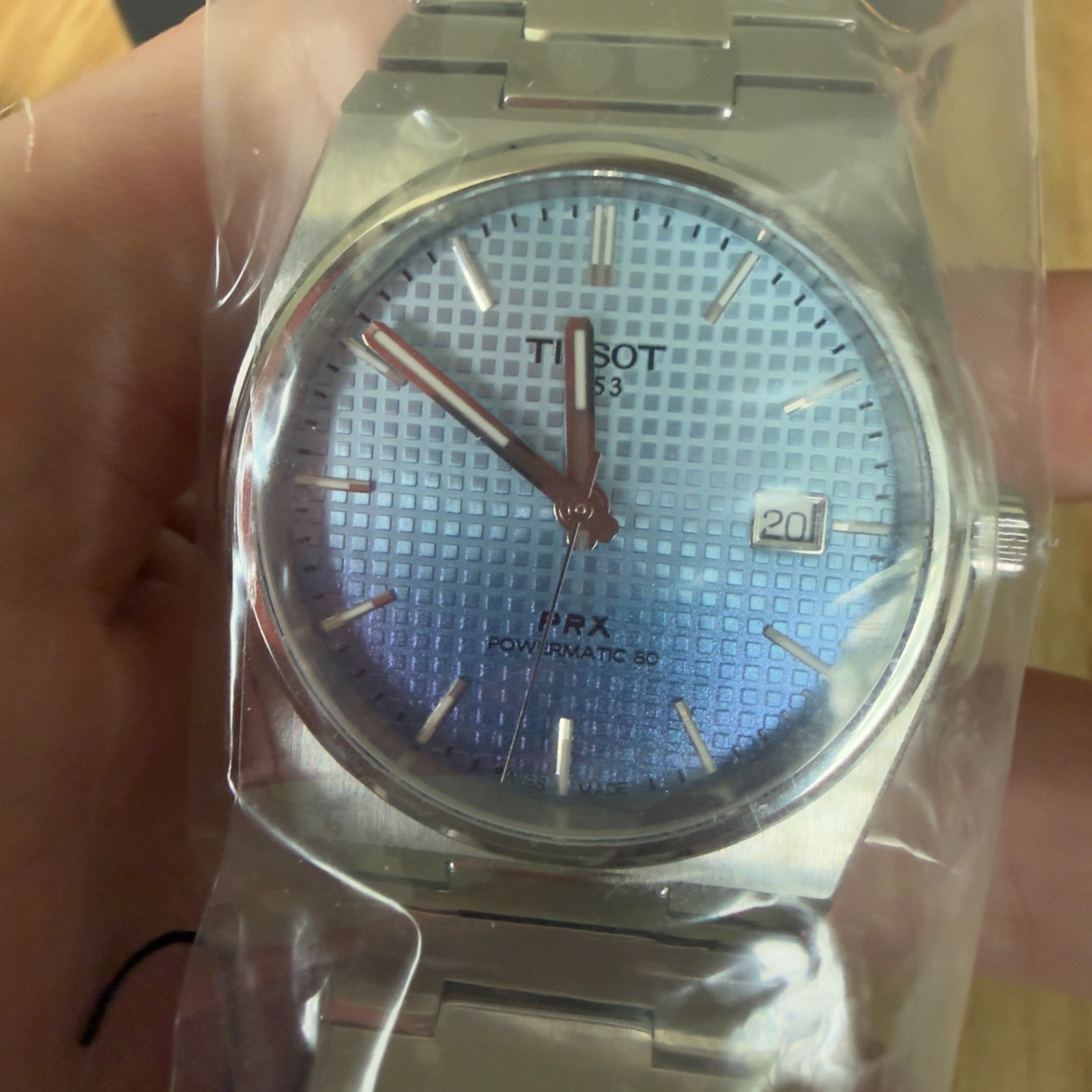 Tissot PRX Powermatic 80 40mm Gradient Blue Dial Automatic Watch T1374071135101