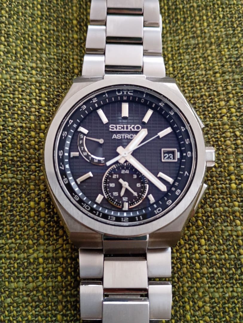 SEIKO ASTRON SBXY067 Titanium Radio Solar Mens Watch