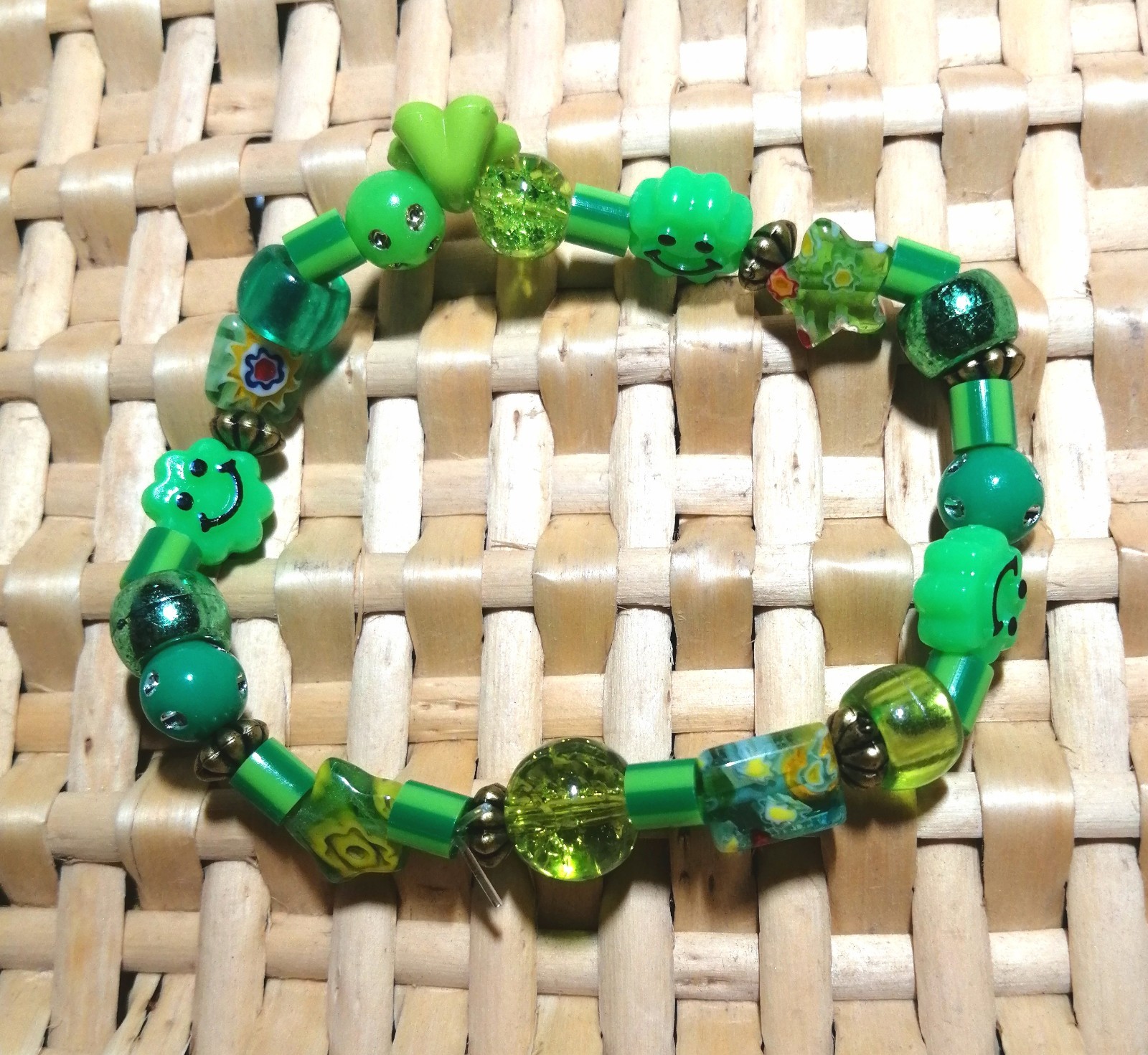 Boho Hippie Mixed Bead One Of A Kind Bracelet Design 45