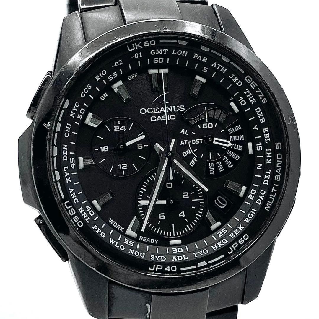 Casio Oceanus OCW-M700TBJ-1AJF All Black Titanium Solar Atomic Chronograph JDM