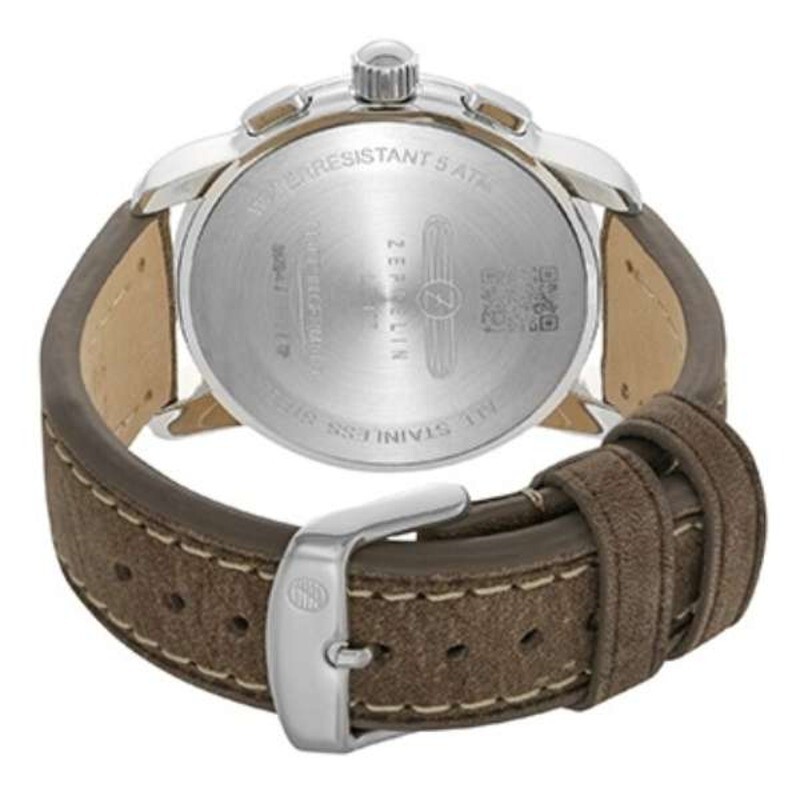Zeppelin 8678-4 LZ127 Graf Chronograph Men’s Watch New + Box & Paper’s