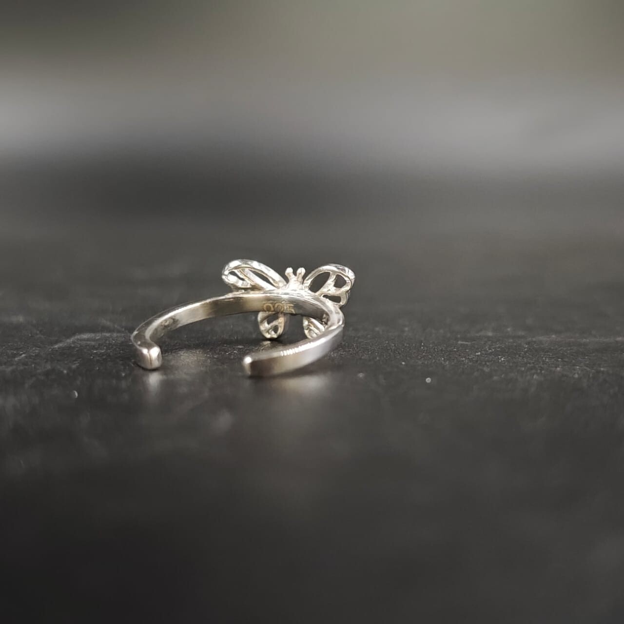 Solid Metal Birthday Christmas Gift For Women’s 925 SS “BUTTERFLY” Toe Ring