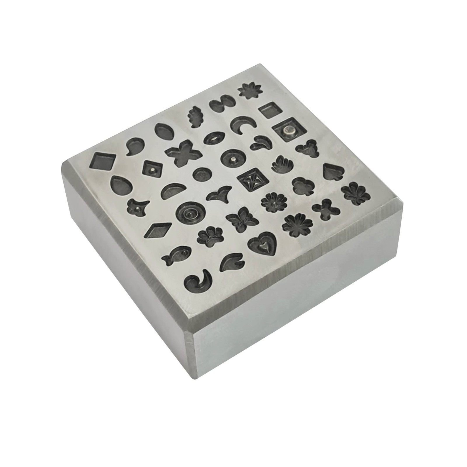 36 Impression Assorted Designs Shot Plate – Silversmith Tools – Jewelry Making